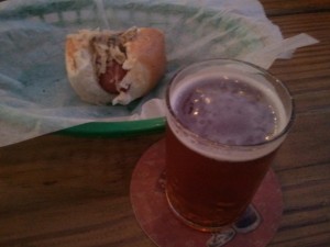 Fat Tire Bratwurst with Fat Tire Ale