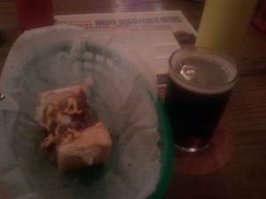 Guinness Dog with 1554 Black Ale